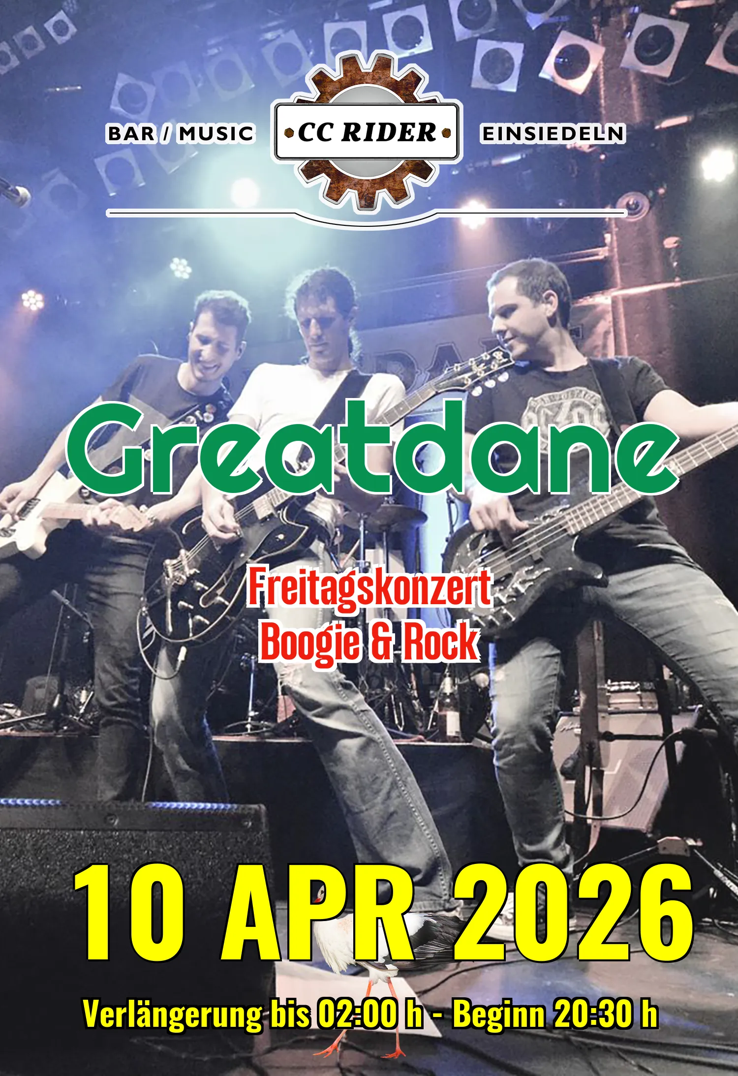 Live @ CC RIDER - 10.04.2026 - Greatdane