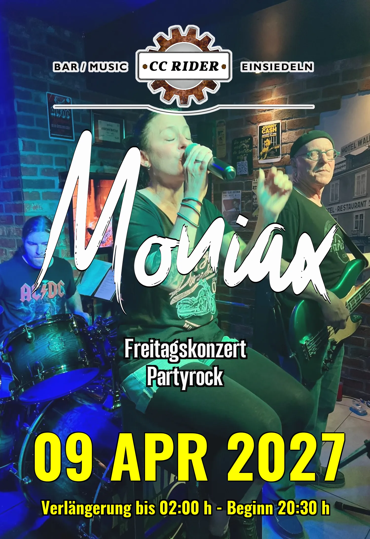 Live @ CC RIDER - 09.04.2027 - Moniax