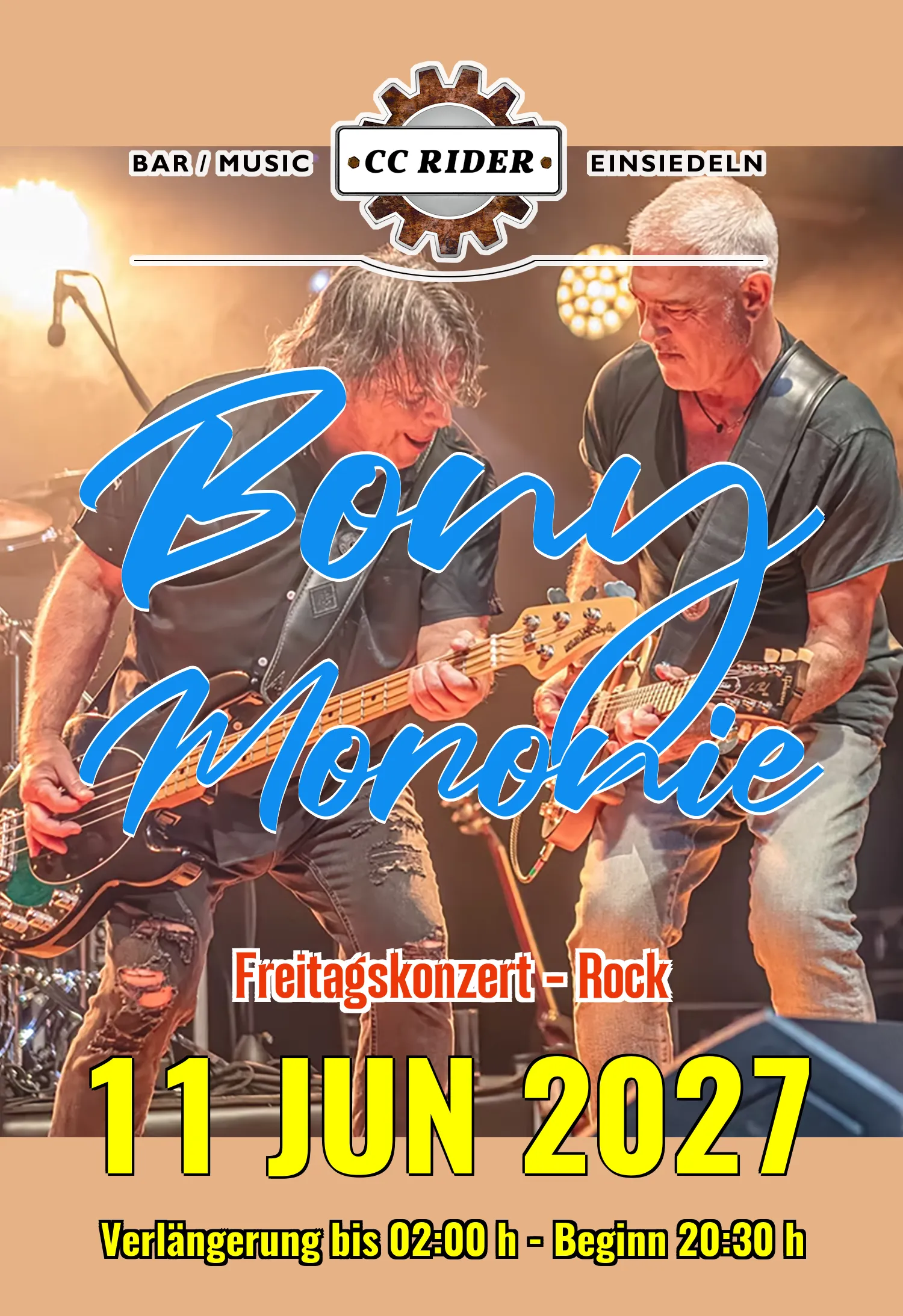 Live @ CC RIDER - 11.06.2027 - Bony Moronie