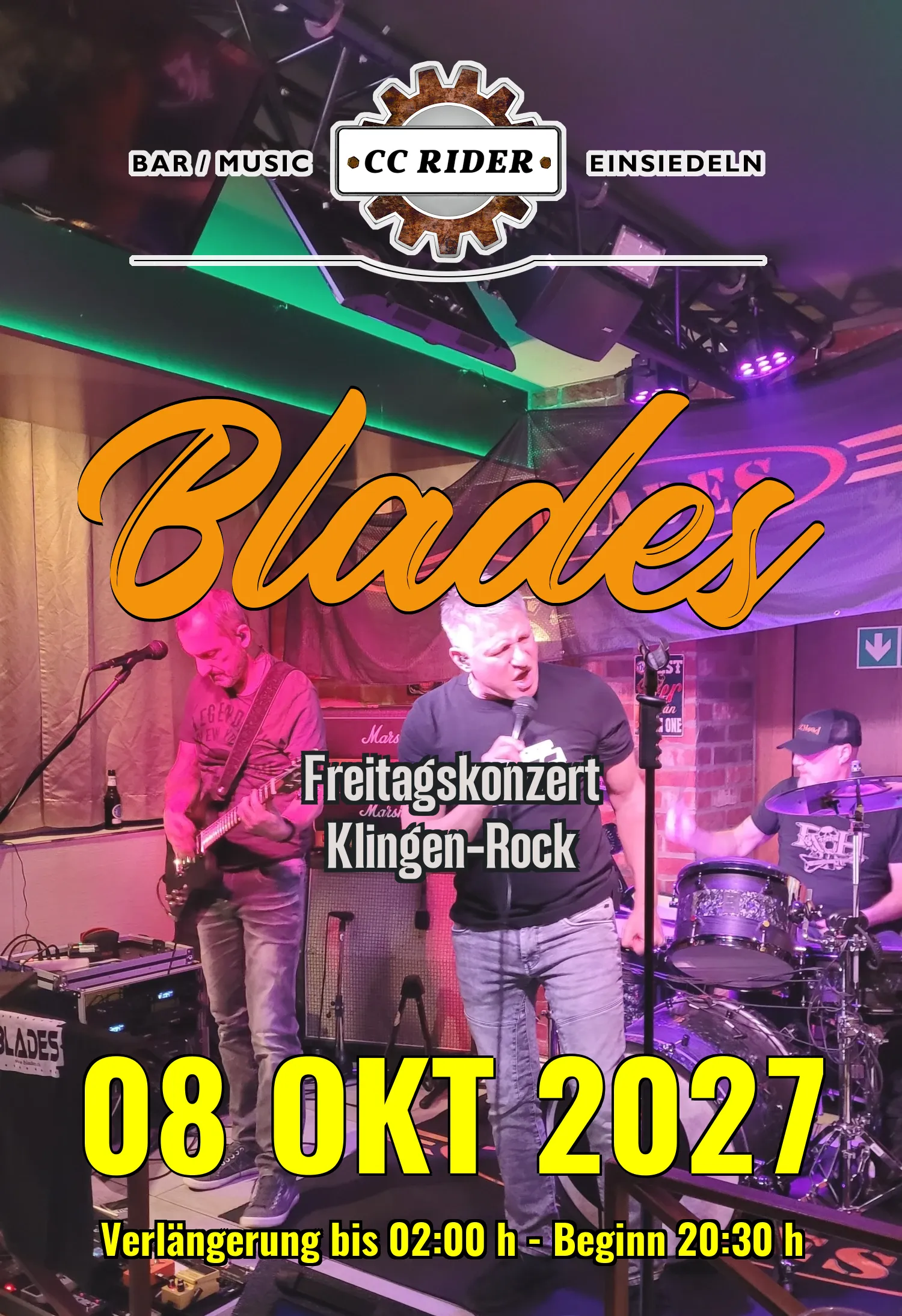 Live @ CC RIDER - 08.10.2027 - Blades